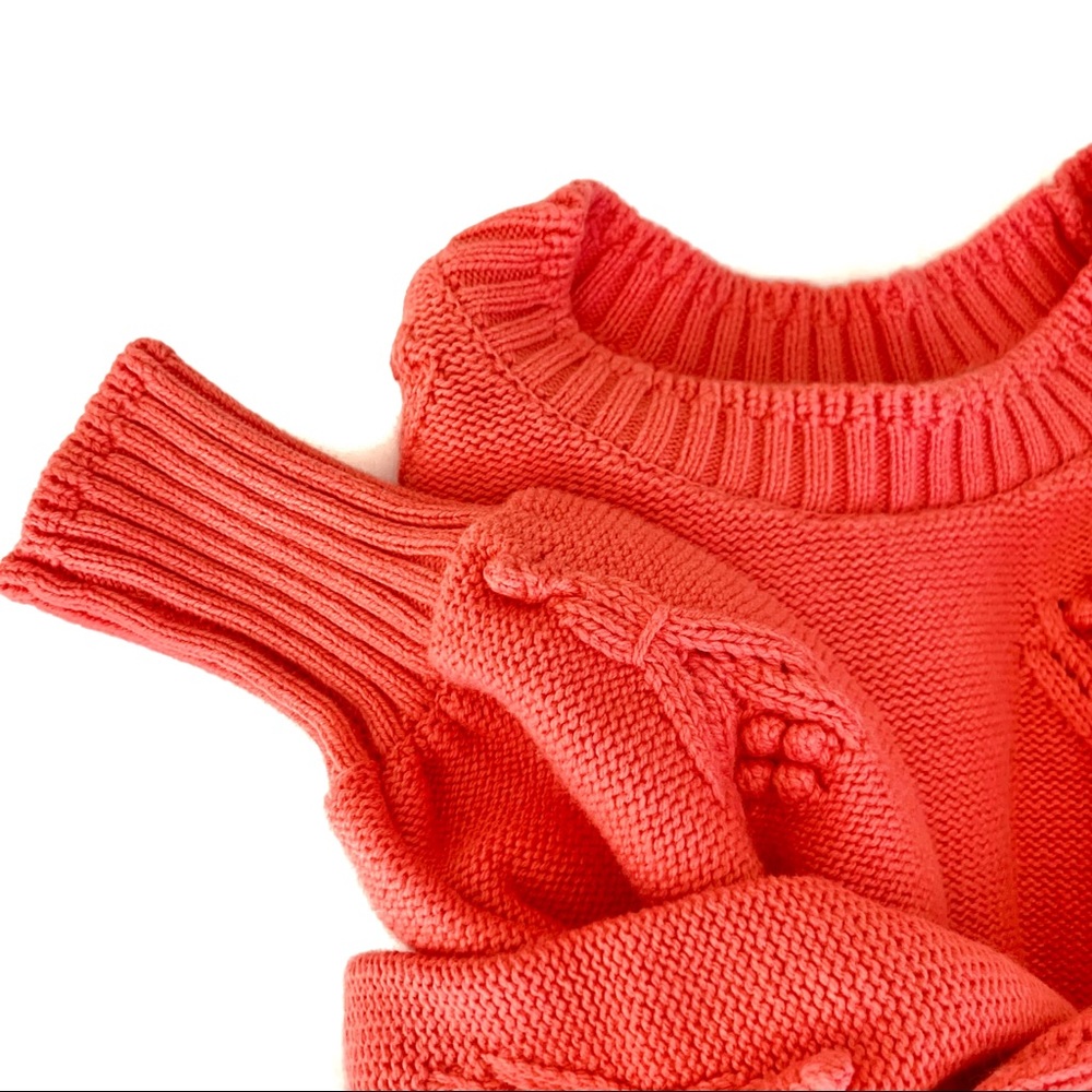 | cammie bobble pointelle sweater • sherbert | - Picture 5 of 9